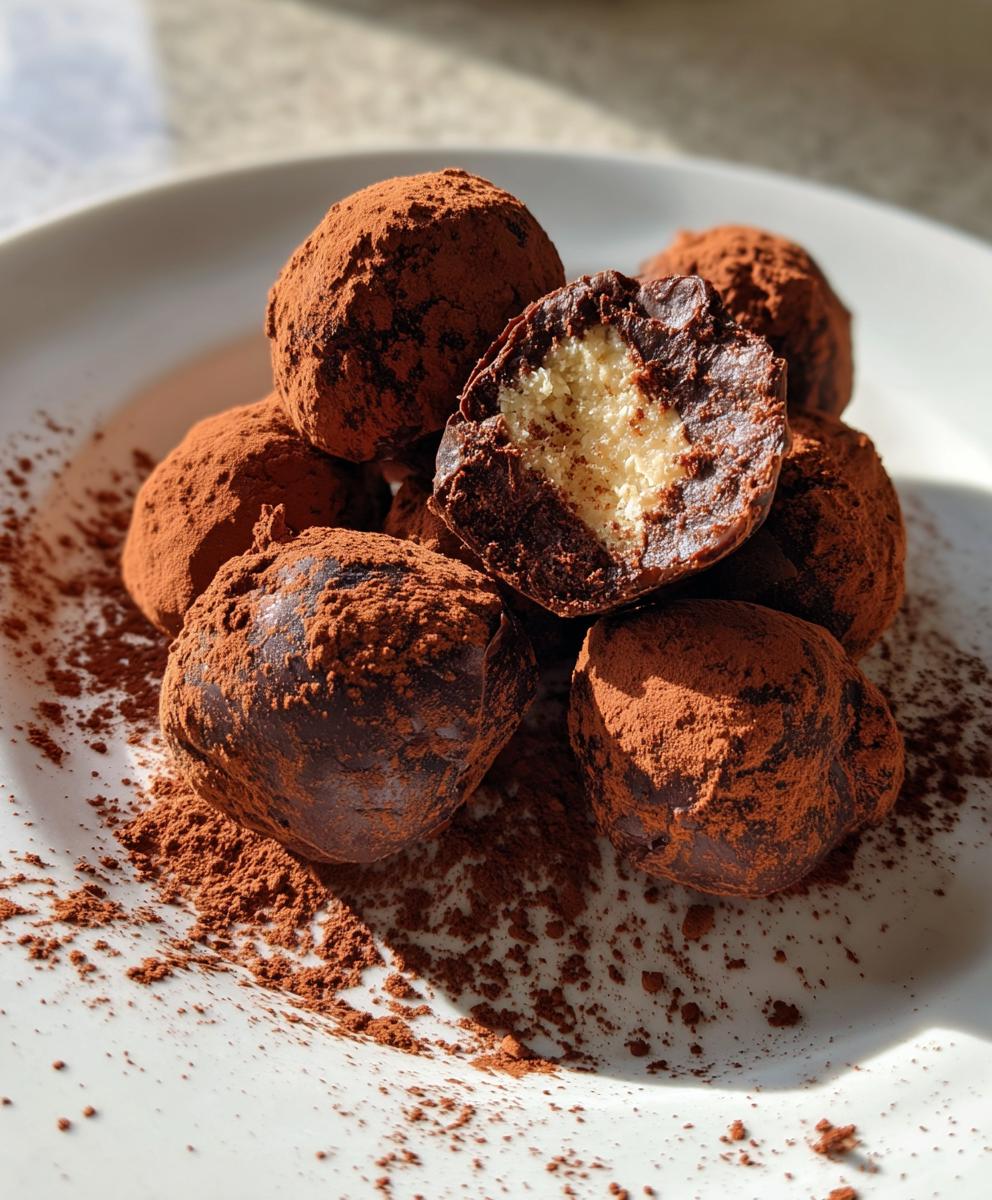 Chocolate Mint Truffles - detail 1
