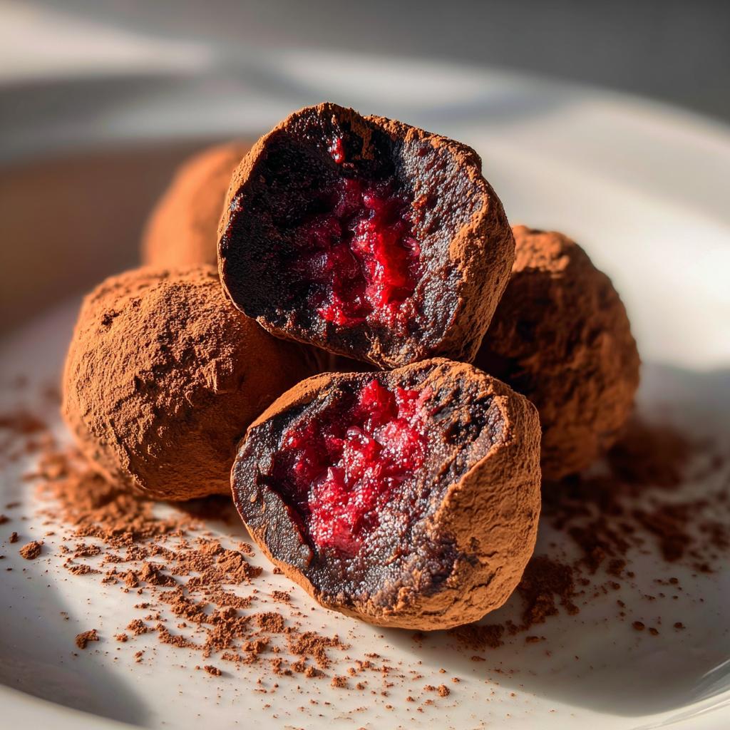 Chocolate Raspberry Truffles