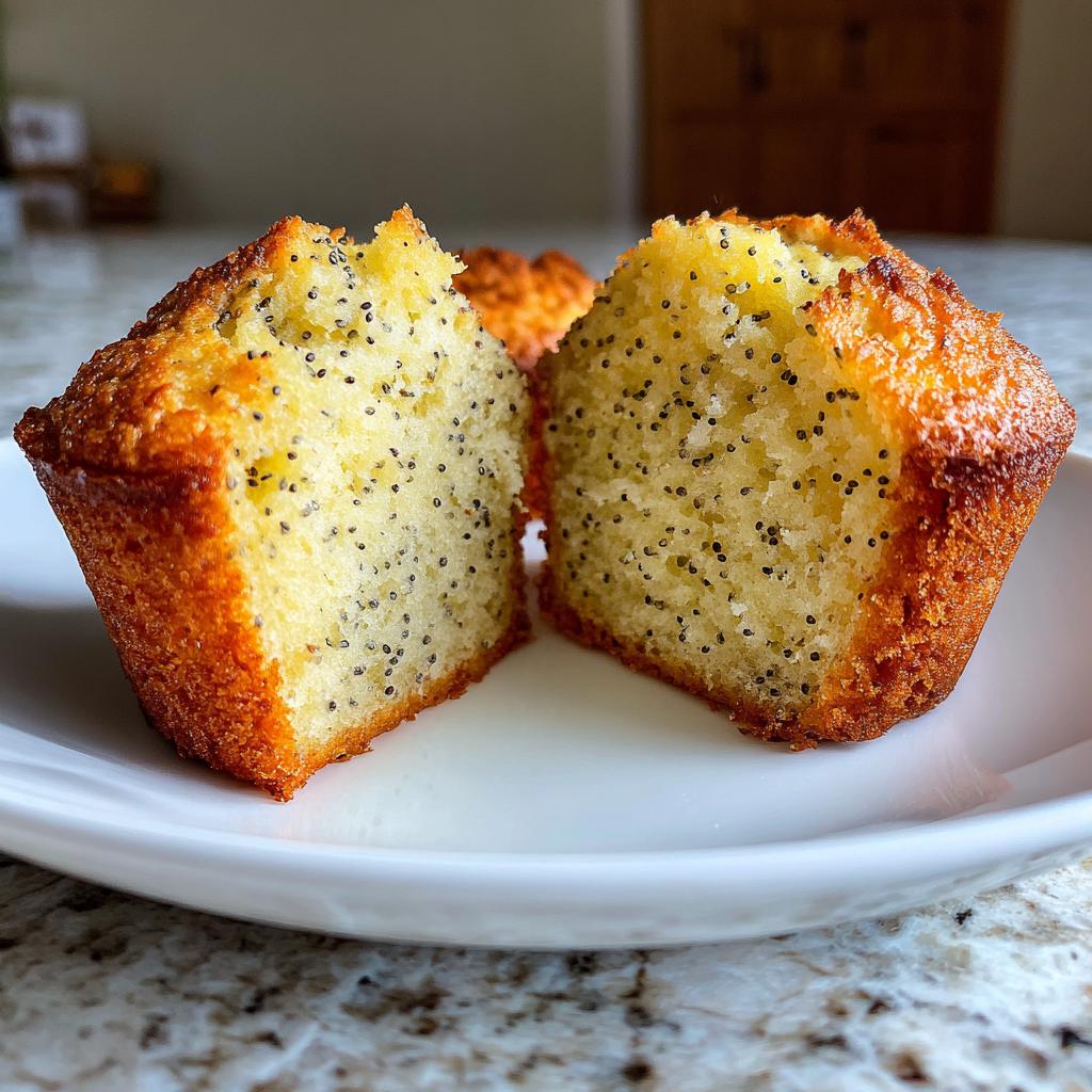 Coconut Flour Lemon Poppy Seed Muffins (Grain-Free, Paleo) - detail 1