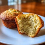 Coconut Flour Lemon Poppy Seed Muffins (Grain-Free, Paleo)