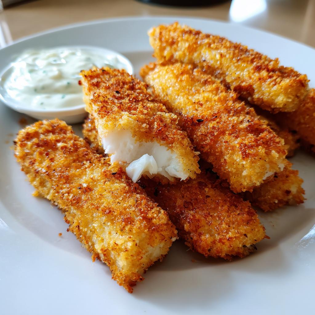 Crispy Baked Fish Sticks - detail 1