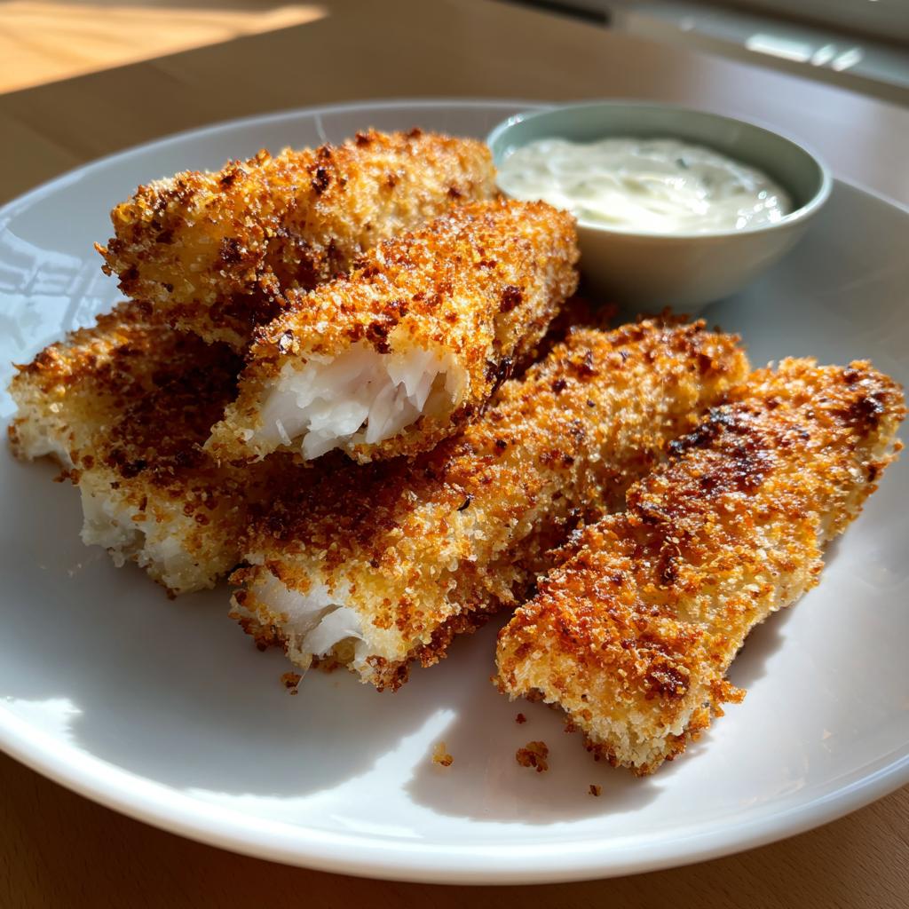 Crispy Baked Fish Sticks