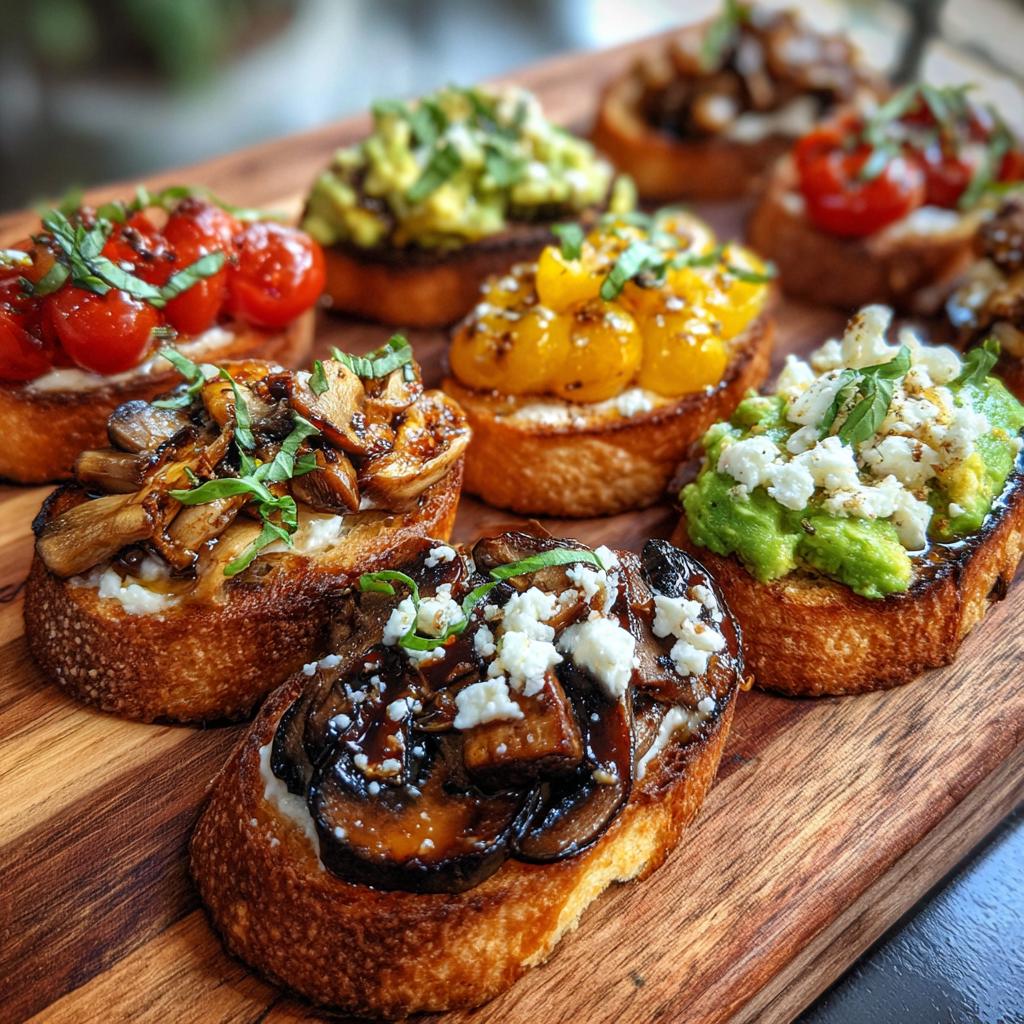 Crostini with Various Toppings - detail 1