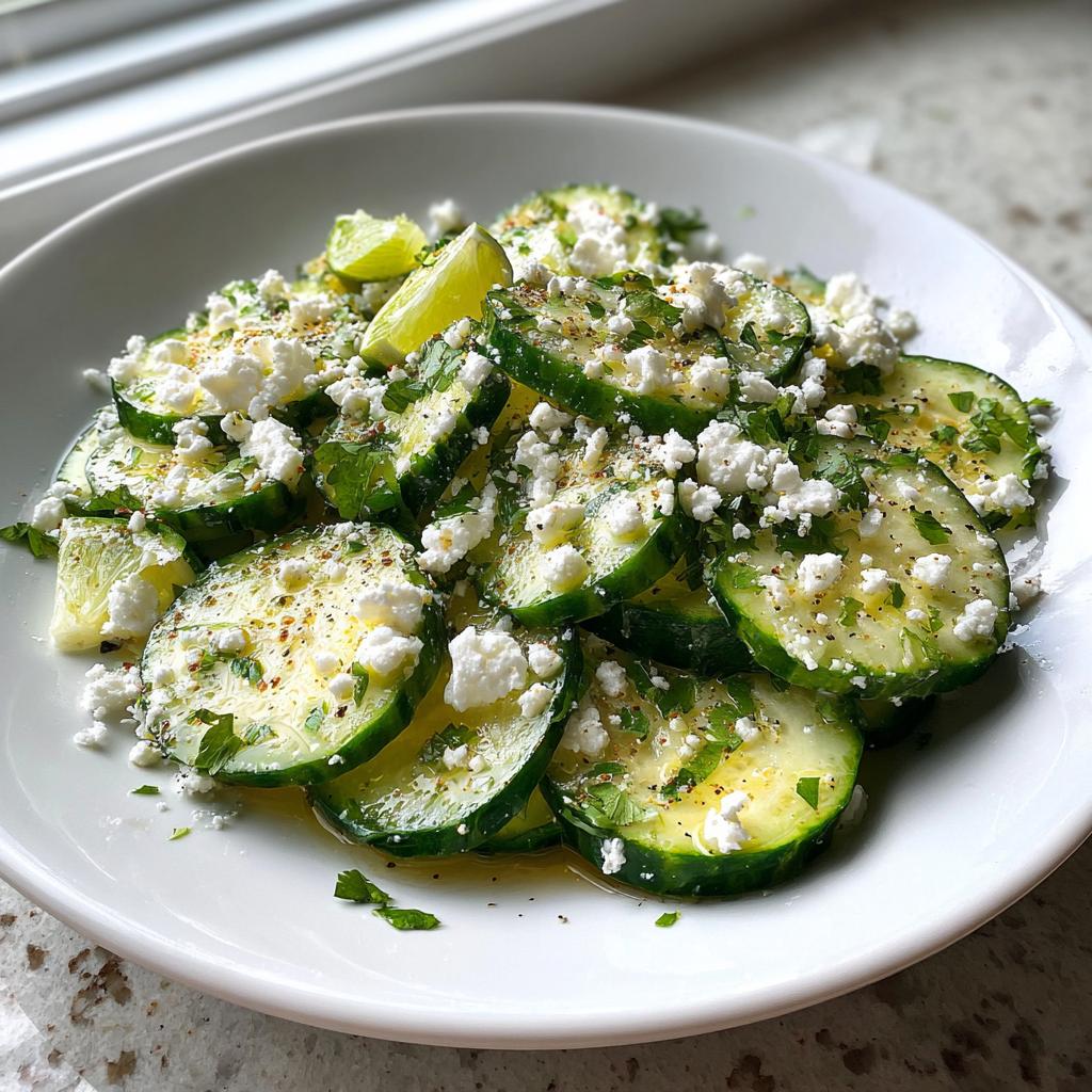 Cucumber-Cotija & Lime Salad - detail 1