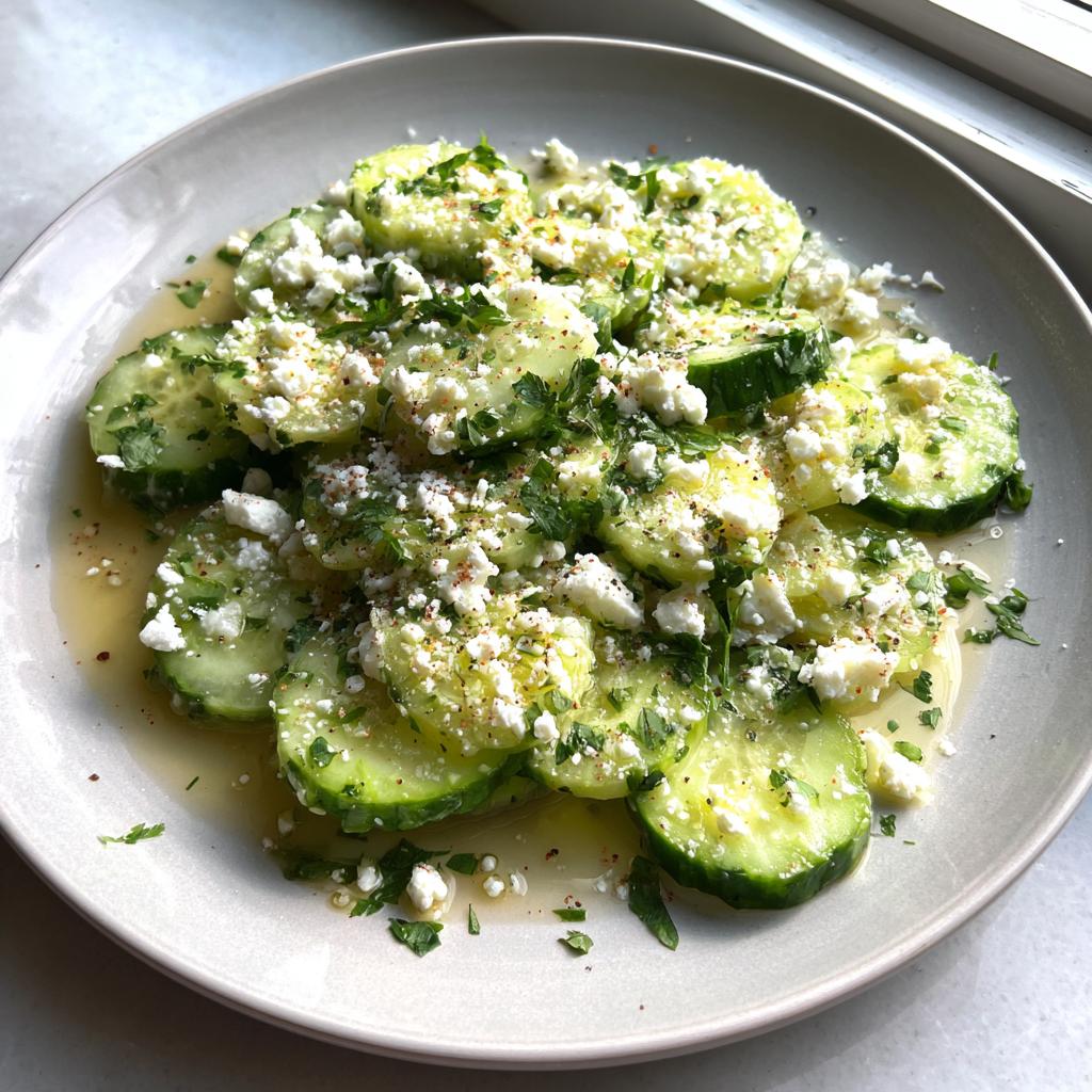 Cucumber-Cotija & Lime Salad