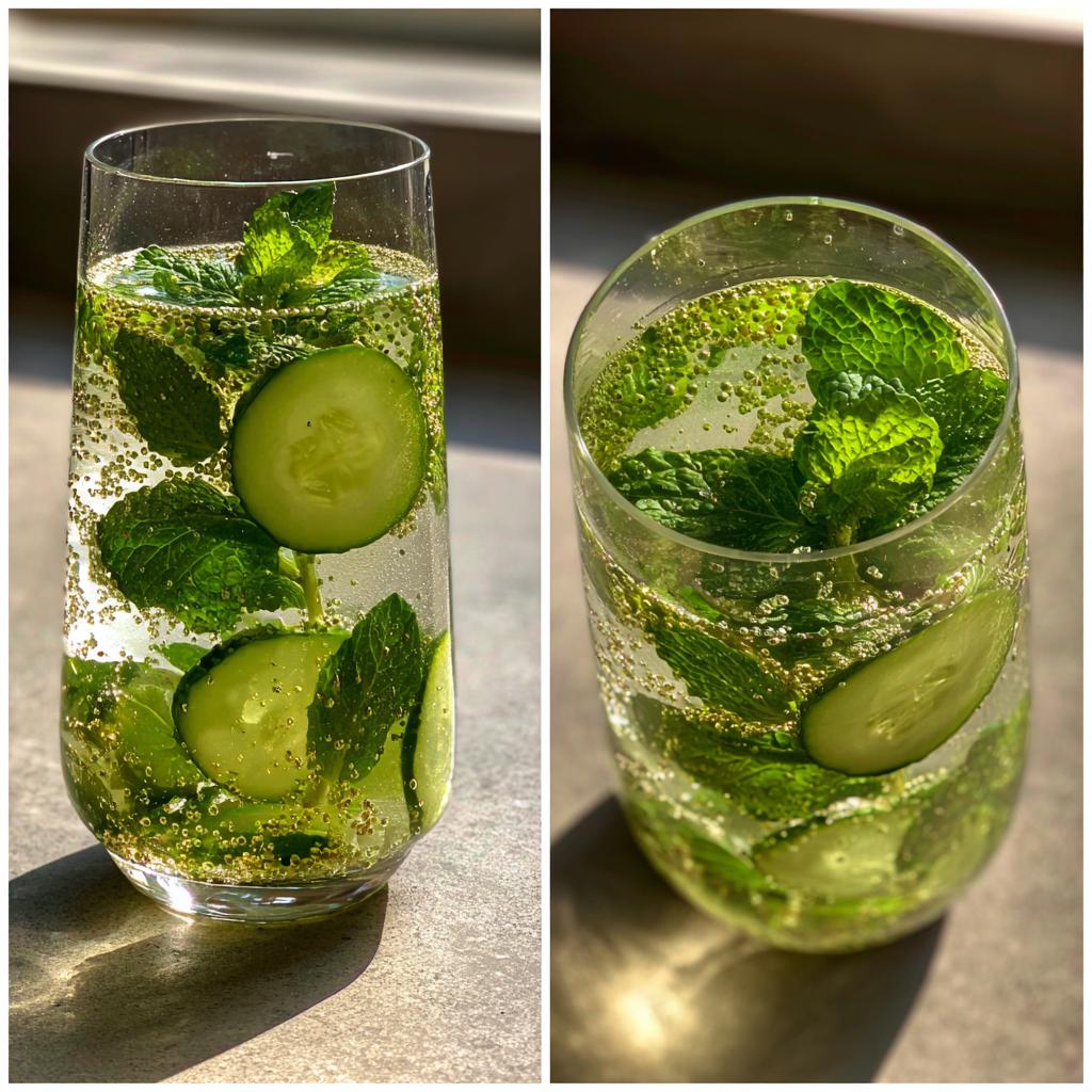 Cucumber Mint Water - detail 1
