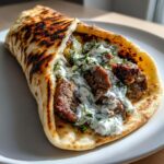 Greek Lamb Pita Wraps with Homemade Tzatziki