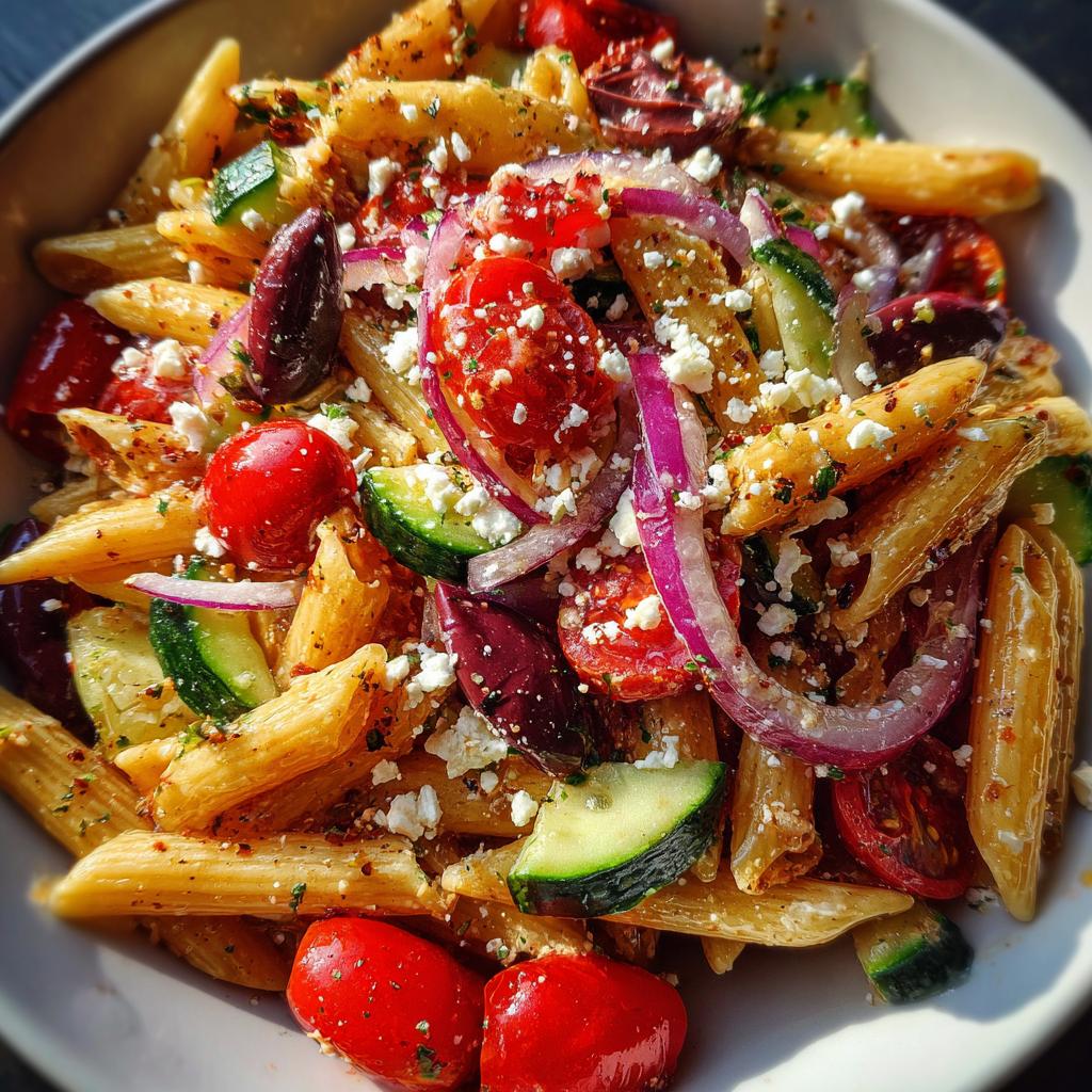 Greek Pasta Salad - detail 1