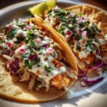 Grilled Fish Tacos with Cabbage Slaw