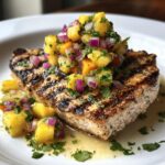 Grilled Swordfish with Pineapple Salsa