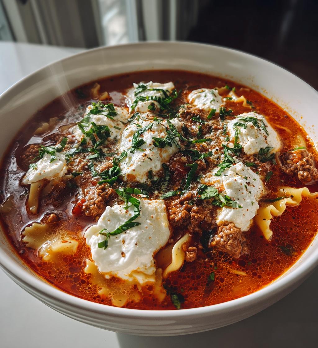 Lasagna Soup - detail 1