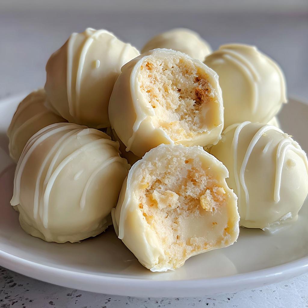 Lemon Cake Truffles - detail 1