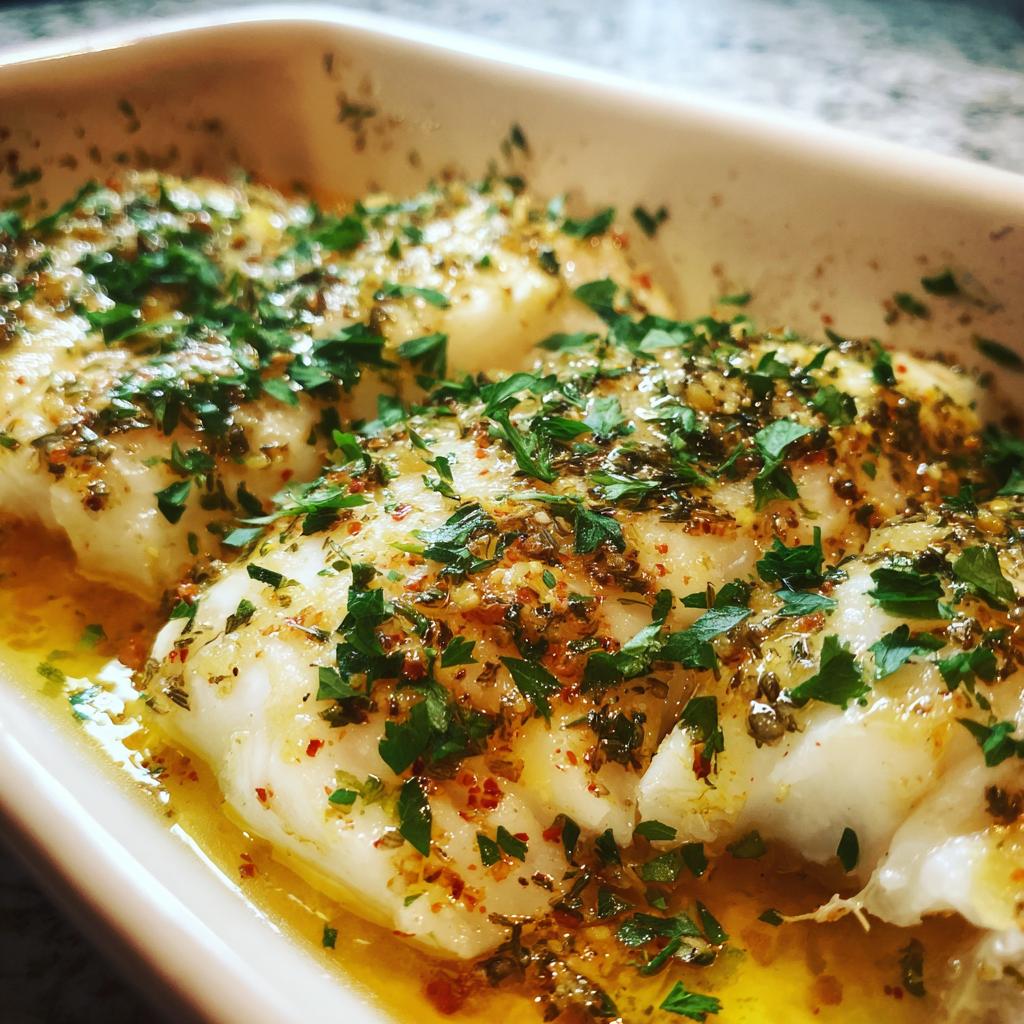 Lemon Herb Baked Cod