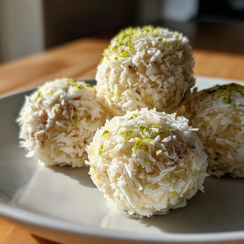 Lime Coconut Truffles