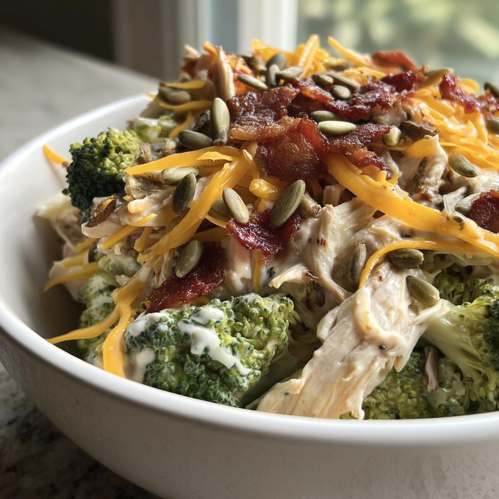 Loaded Chicken & Broccoli Salad - detail 1