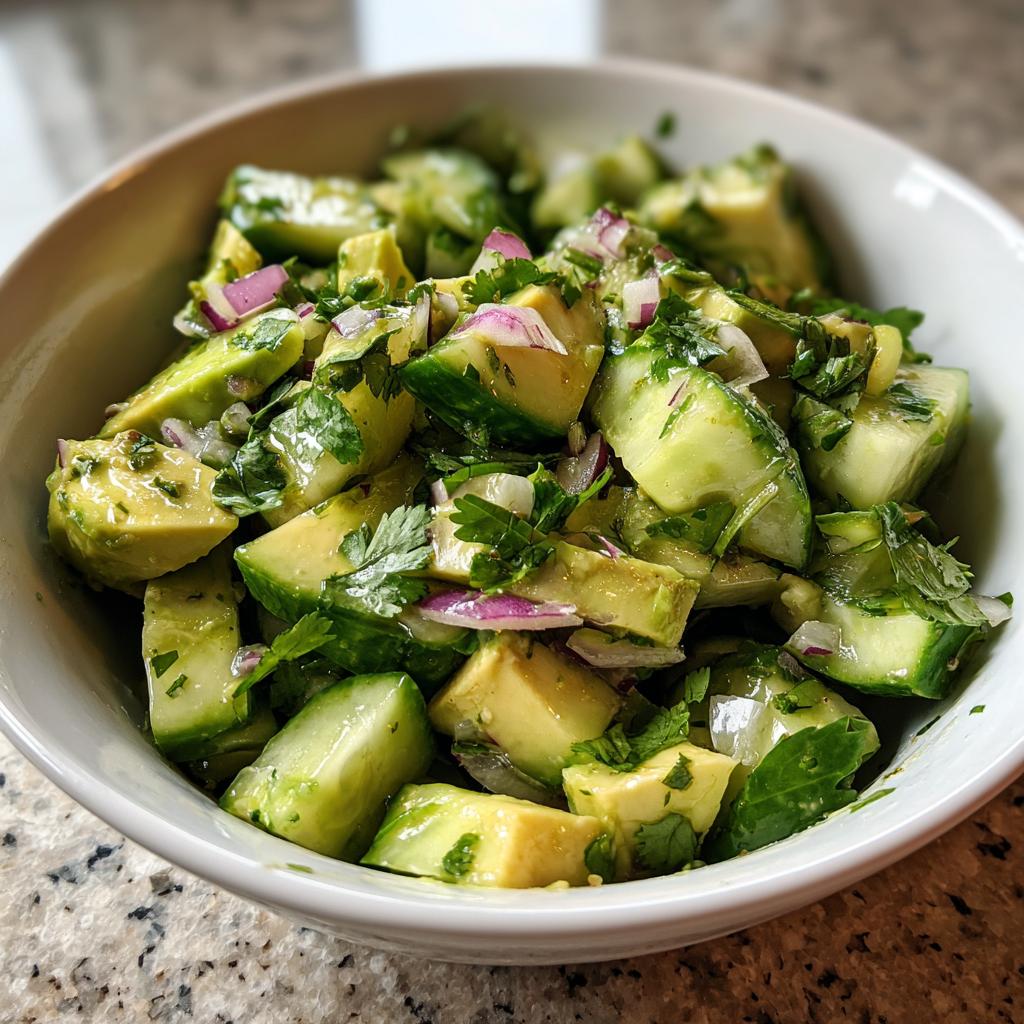 Loaded Cucumber & Avocado Salad - detail 1