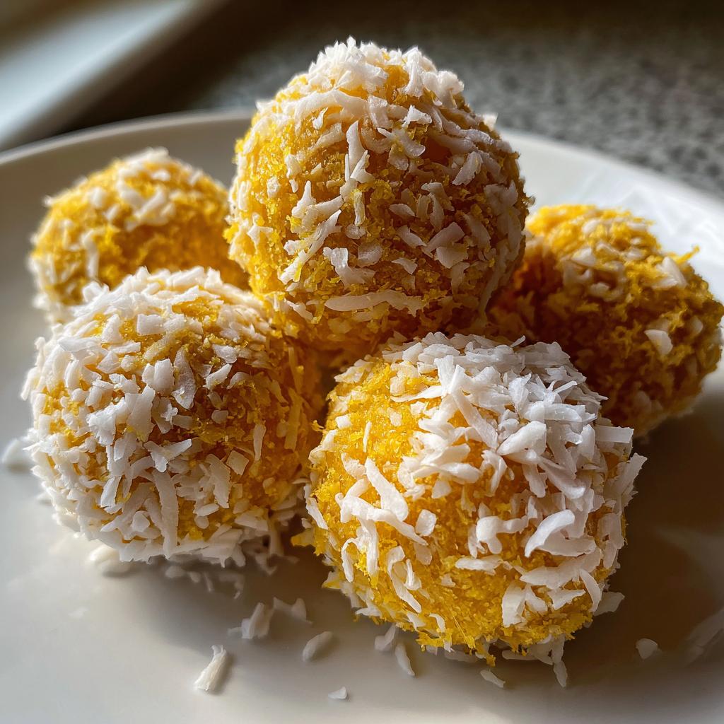 Mango Coconut Truffles