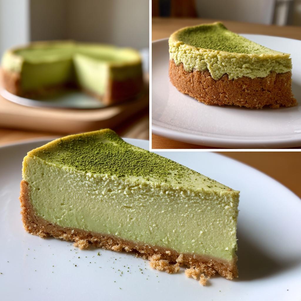 Matcha Cheesecake - detail 1