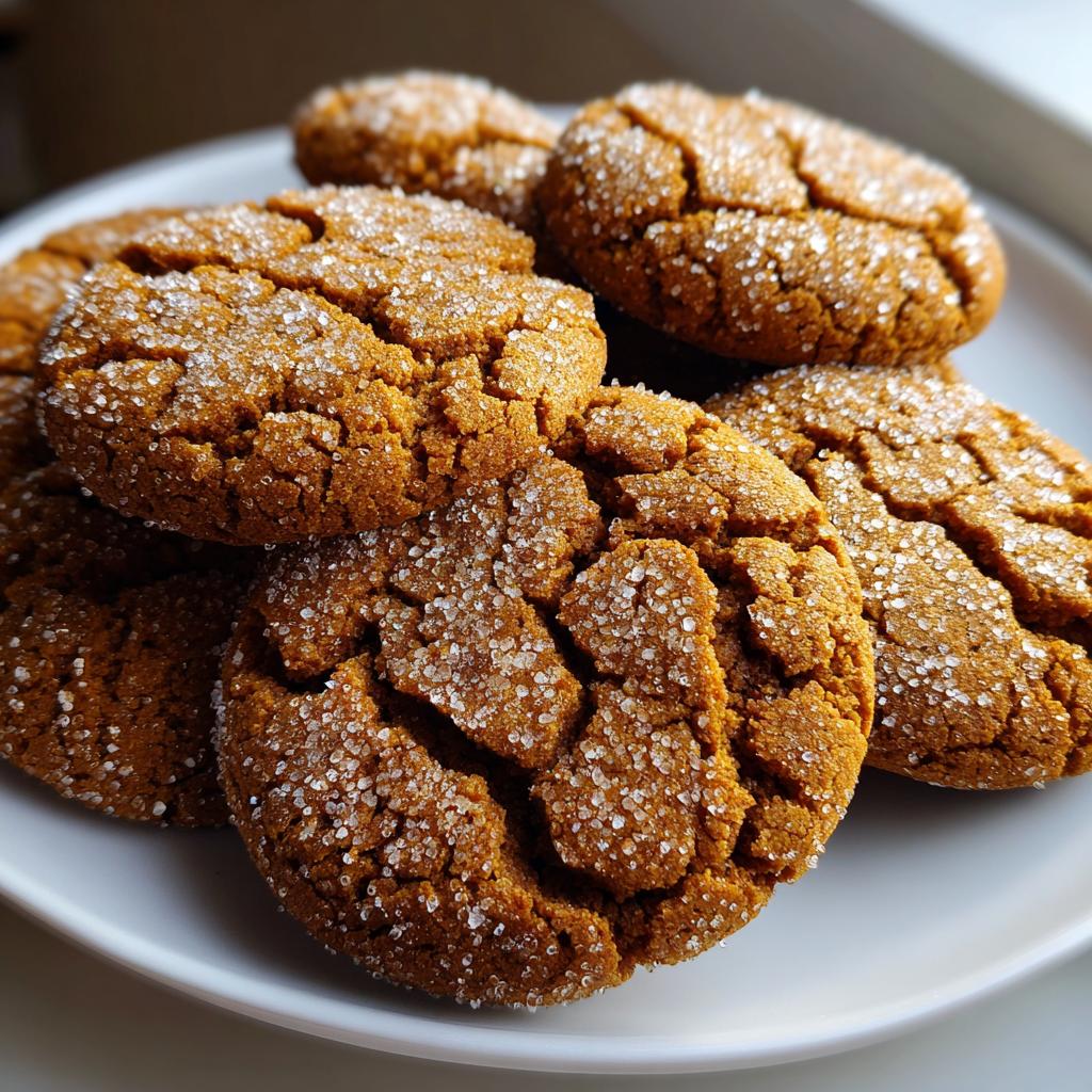 Molasses Ginger Cookies