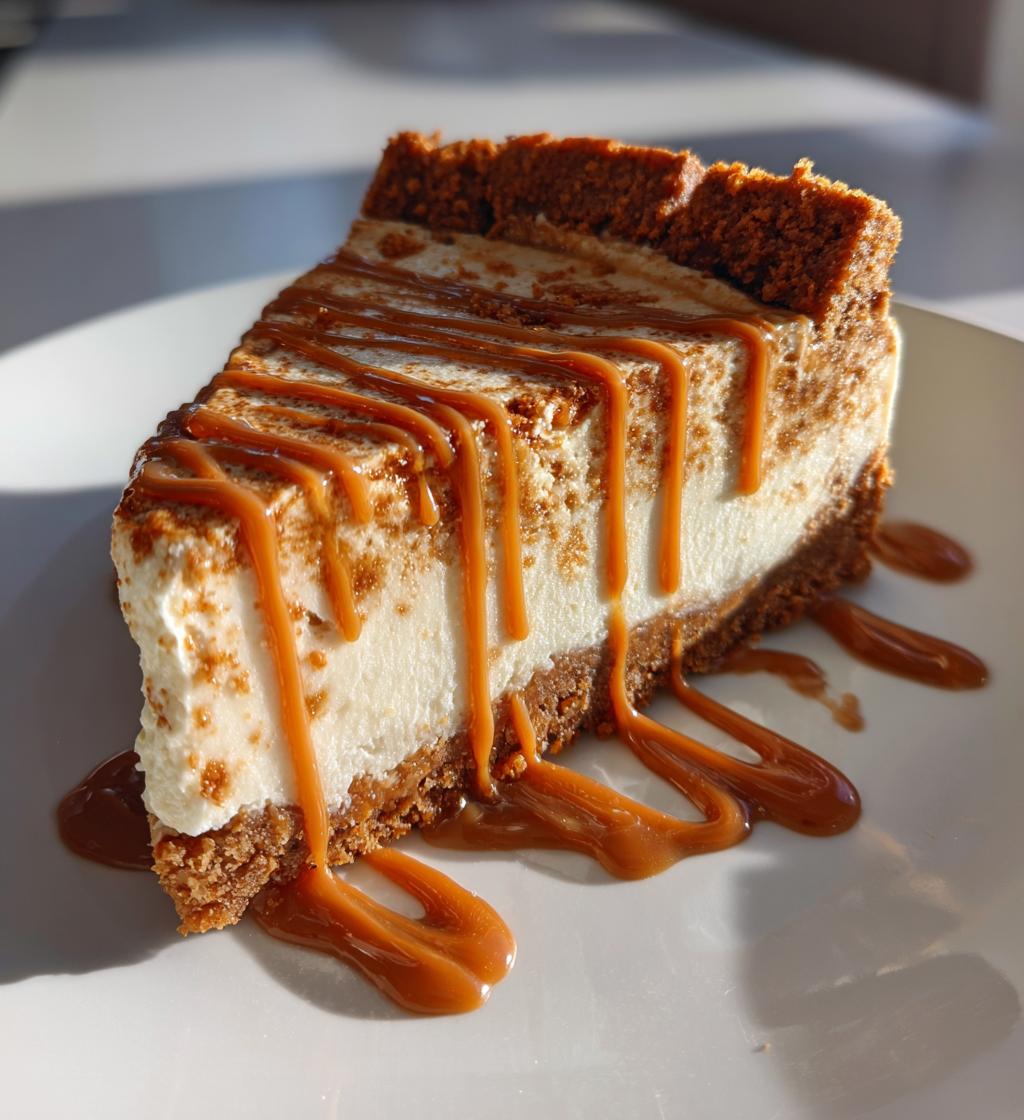 No-Bake Biscoff Cheesecake