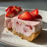 No-Bake Strawberry Cheesecake