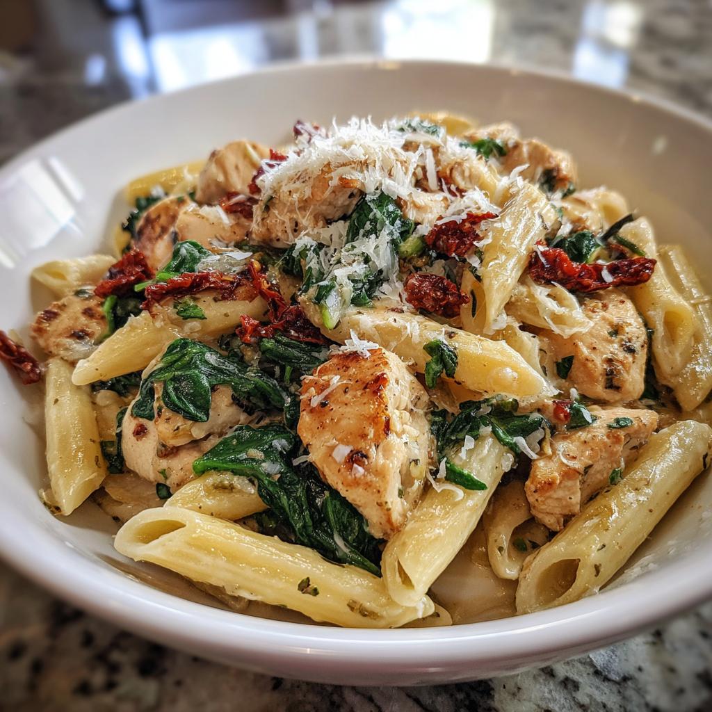 One-Pot Tuscan Chicken Pasta - detail 1