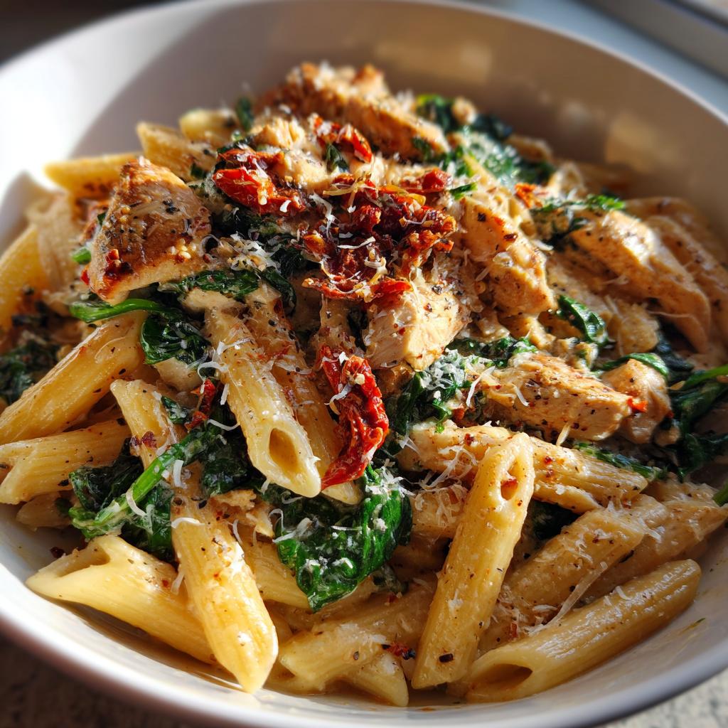 One-Pot Tuscan Chicken Pasta