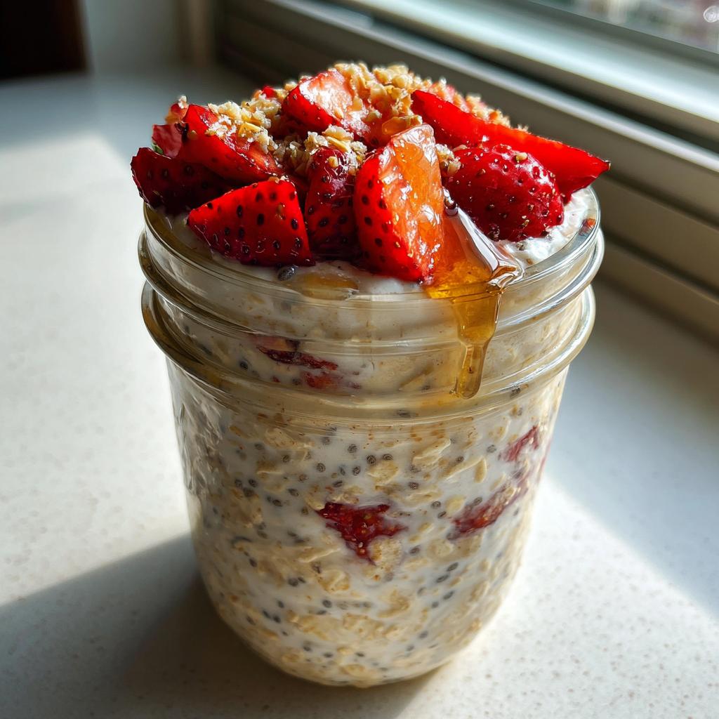 Overnight Oats with Chia Seeds - detail 1