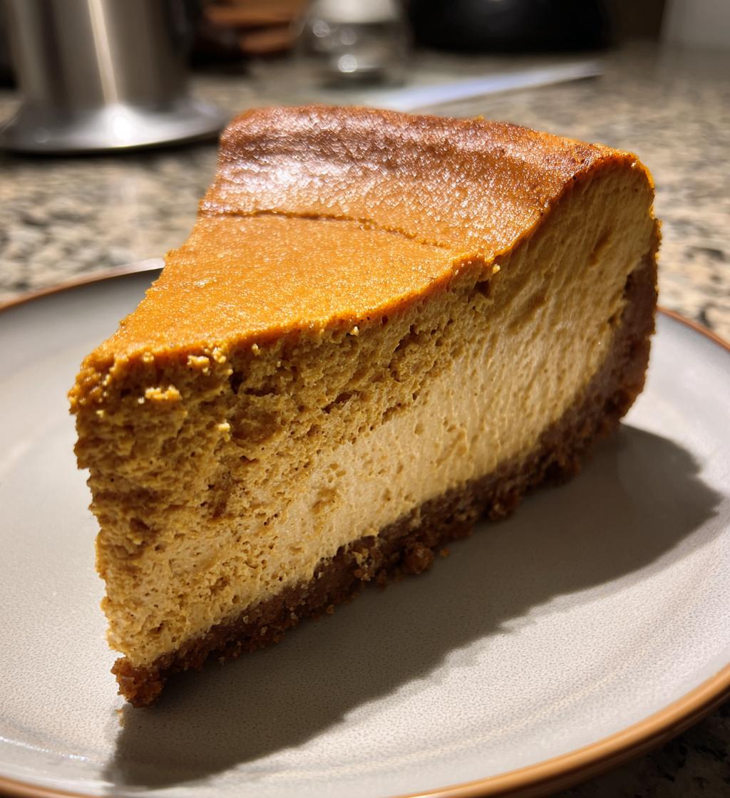 Pumpkin Cheesecake - detail 1