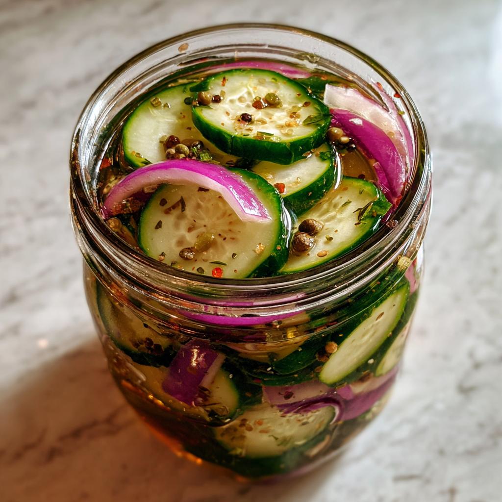 Quick-Pickle Cucumbers and Onions - detail 1