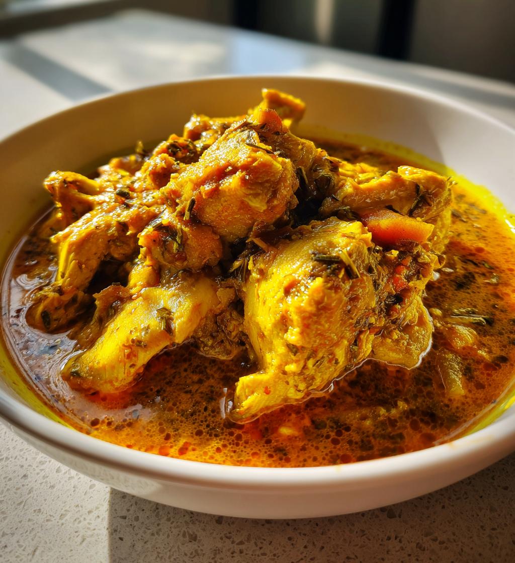 Rhubarb Curry Chicken