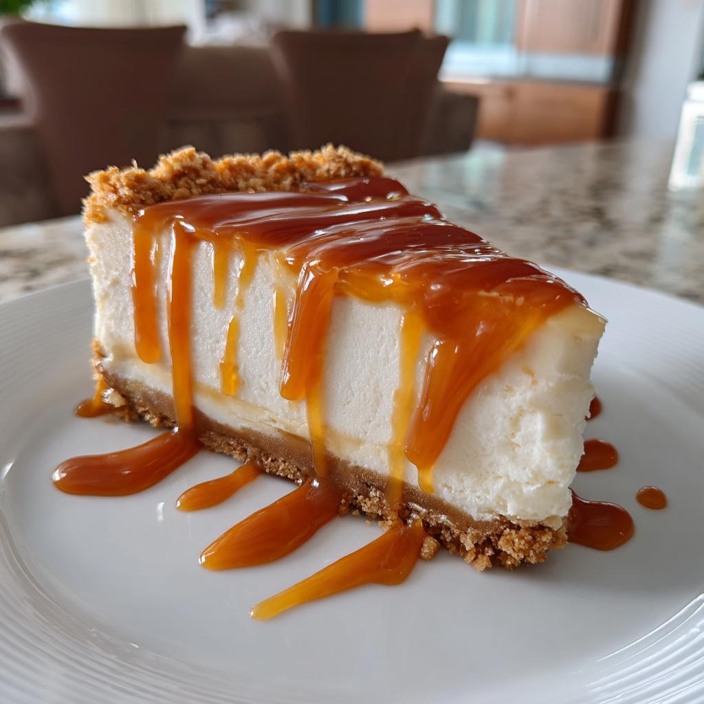 Salted Caramel Cheesecake - detail 1