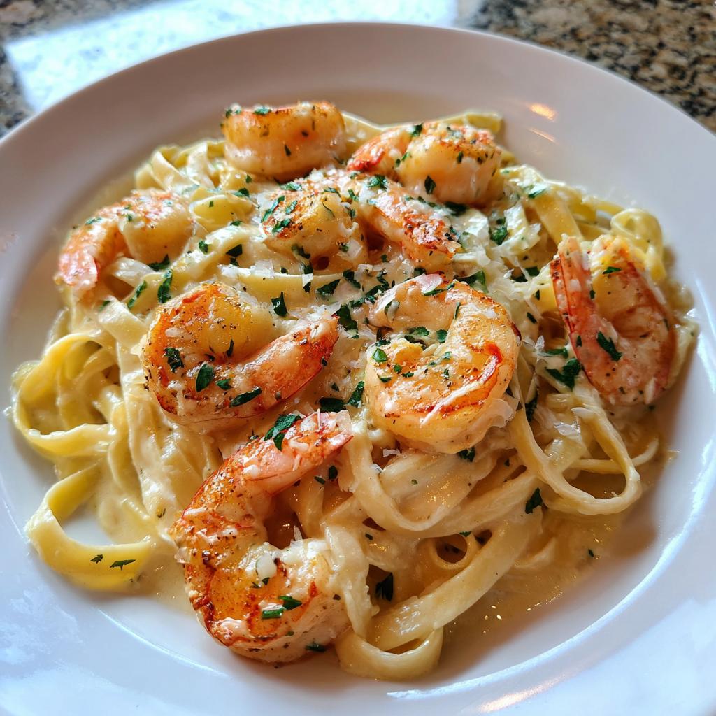 Shrimp Alfredo Pasta