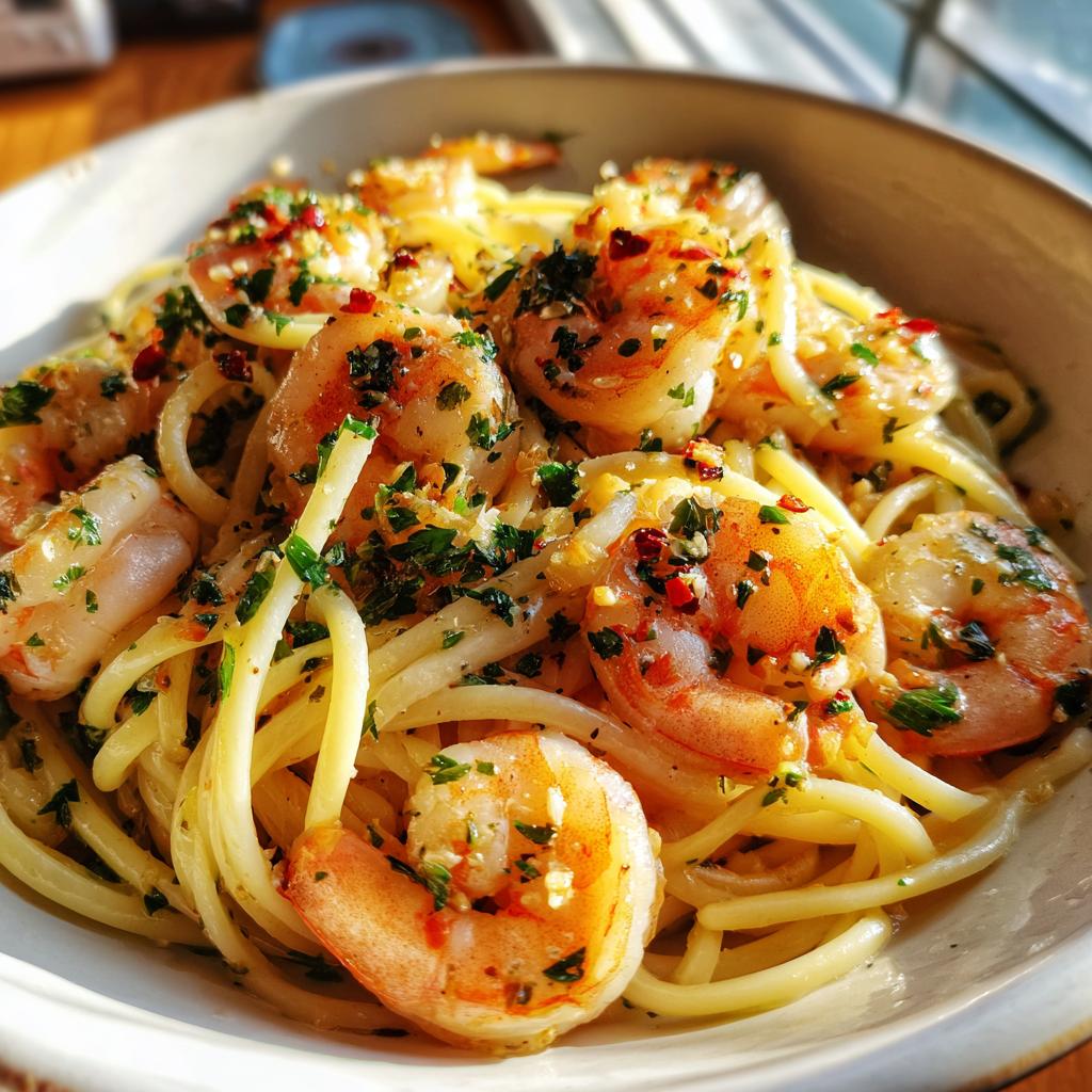 Shrimp Scampi Pasta