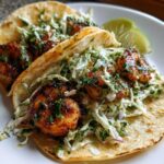 Shrimp Tacos with Cilantro Slaw