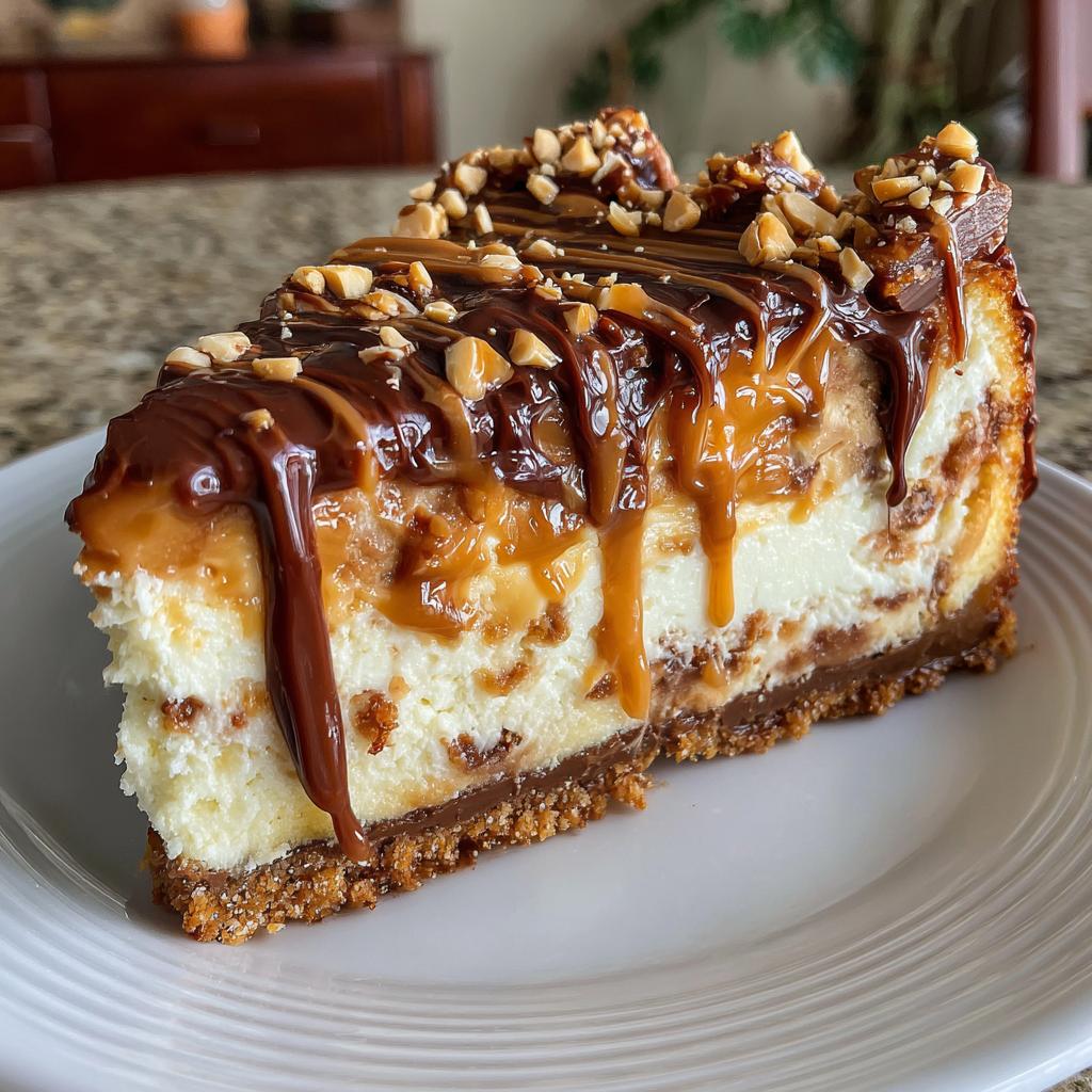 Snickers Cheesecake - detail 1