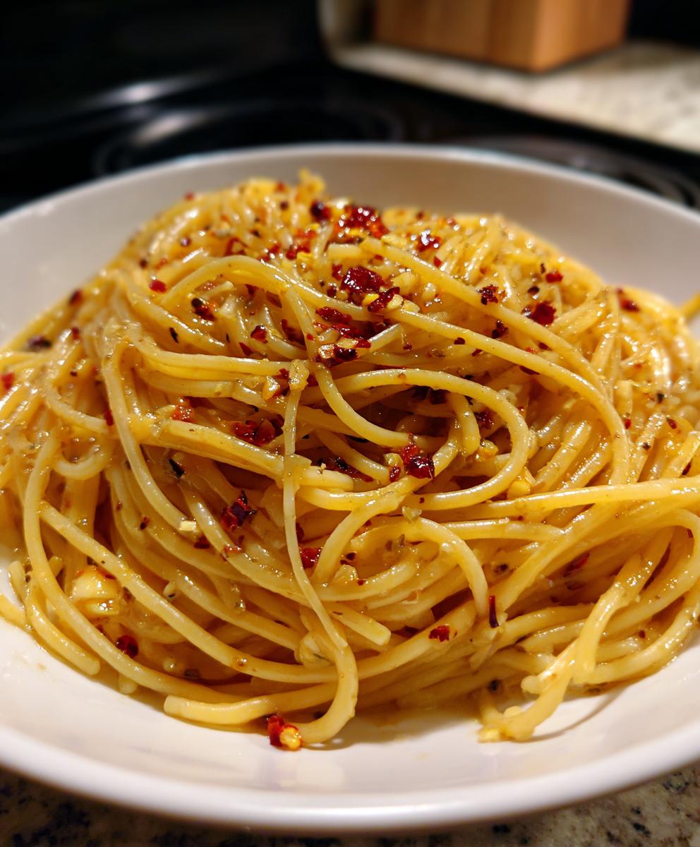 Spaghetti Aglio e Olio - detail 1