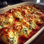 Spinach and Ricotta Stuffed Shells