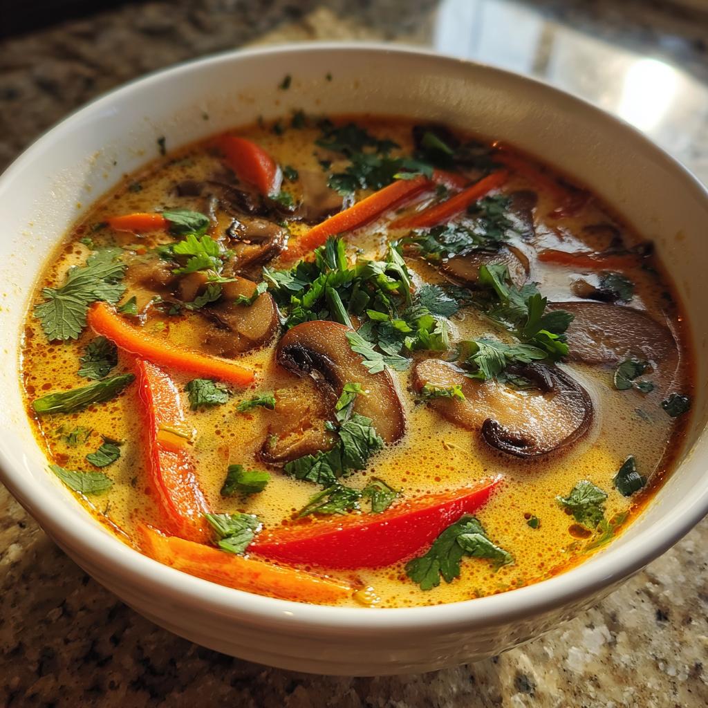 Thai Coconut Curry Soup - detail 1