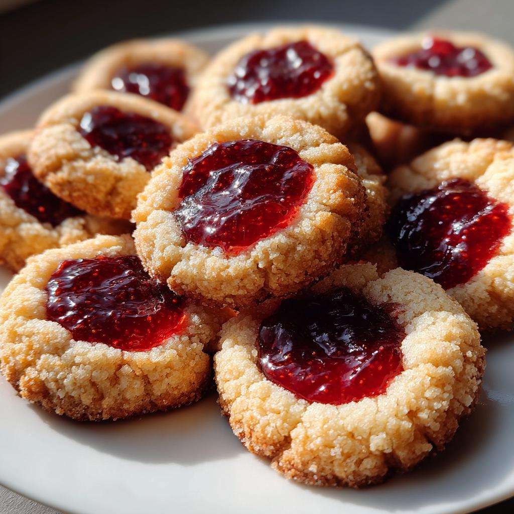Thumbprint Cookies with Jam - detail 1