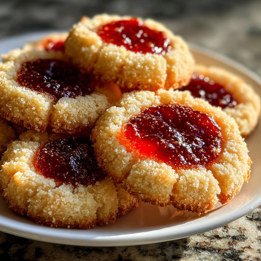 Thumbprint Cookies with Jam