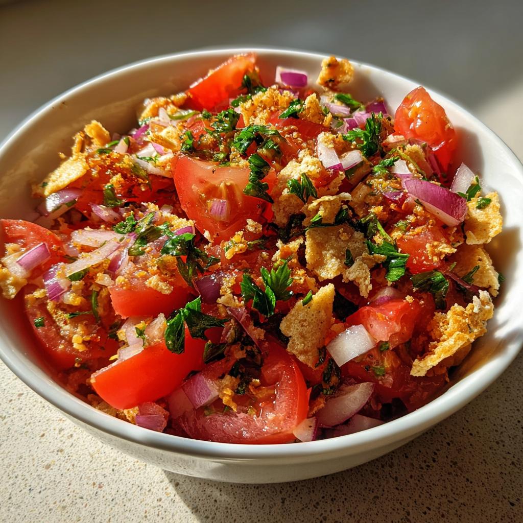 Tomato-Cracker Salad - detail 1
