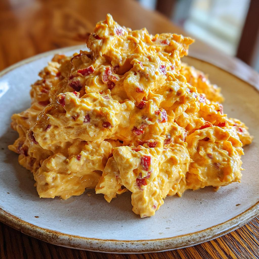 Traditional Southern Pimiento Cheese Salad - detail 1