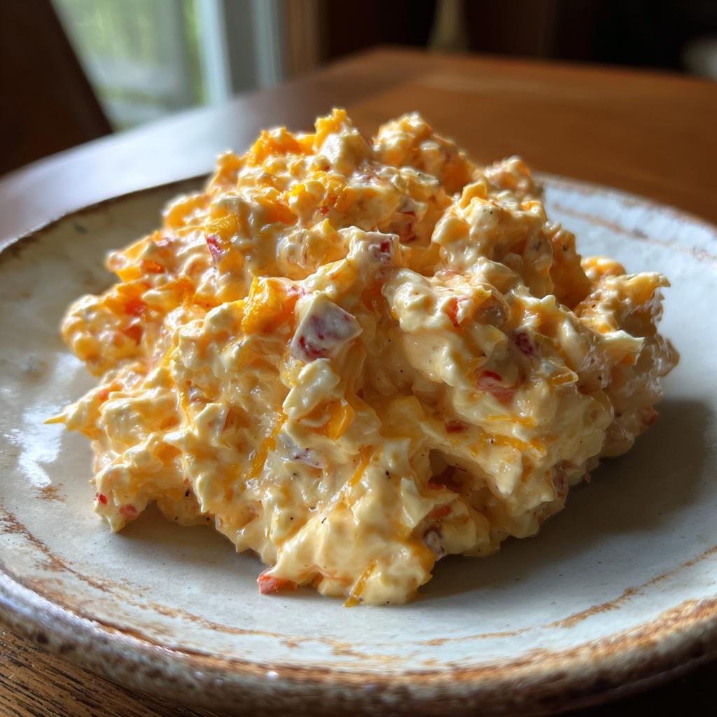 Traditional Southern Pimiento Cheese Salad