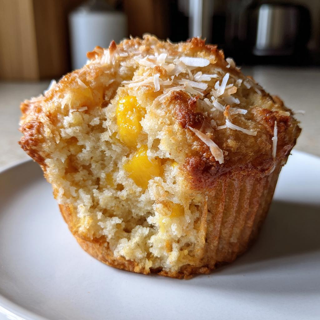 Tropical Mango Coconut Muffins (Gluten-Free, Dairy-Free)