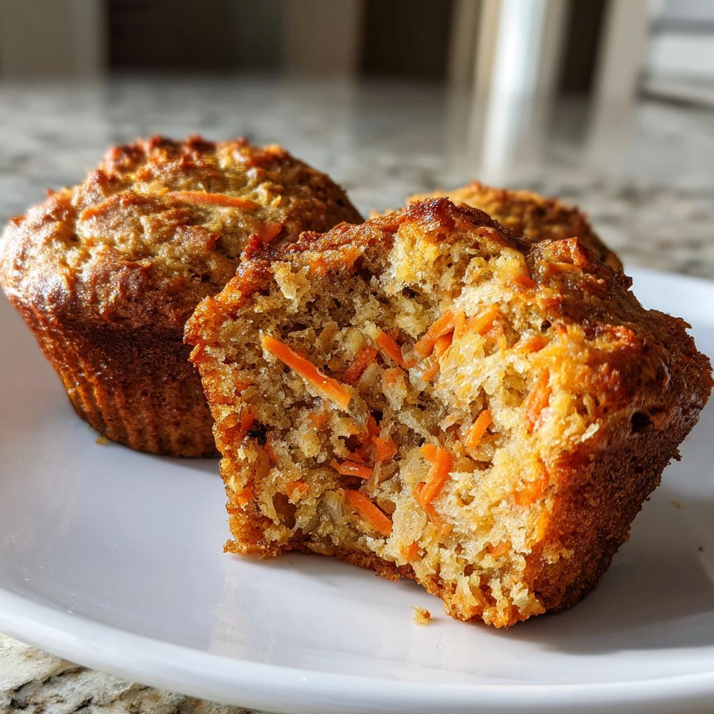 Vegan Carrot Coconut Muffins (Gluten-Free)