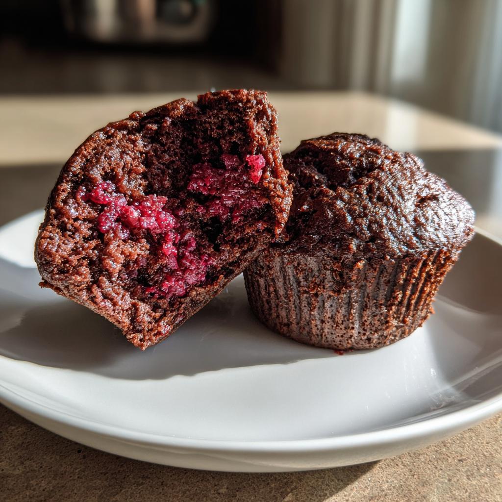 Vegan Chocolate Beet Muffins (Gluten-Free Option)