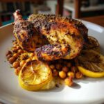 Za'atar-Roasted Chicken with Chickpeas
