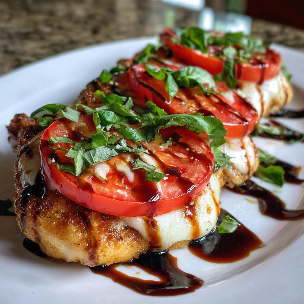 caprese chicken air fryer - detail 1
