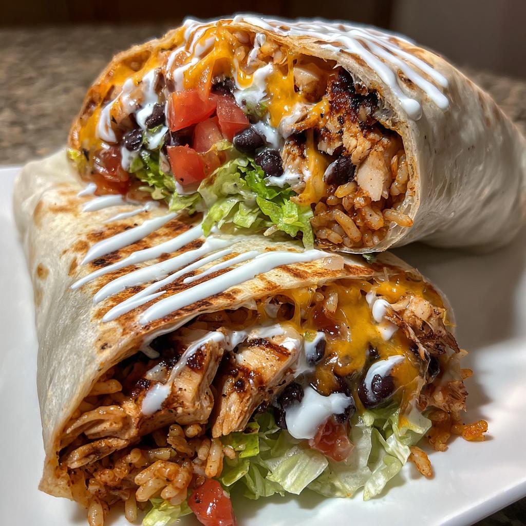 chicken burrito